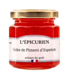 Pot de gelée au piment d’Espelette L’Épicurien.