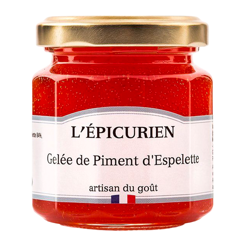 Pot de gelée au piment d’Espelette L’Épicurien.