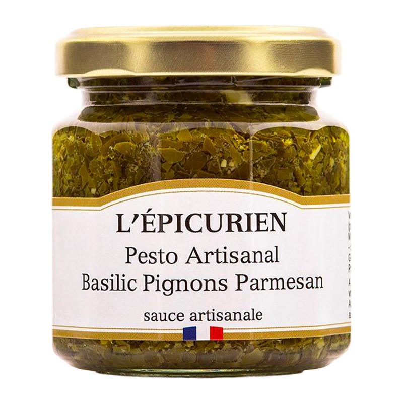 Pot de pesto Basilic Parmesan L’Épicurien.