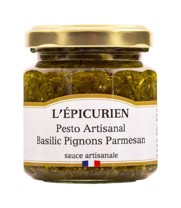 Pot de pesto Basilic Parmesan L’Épicurien.