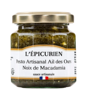 Pot de pesto Ail des ours Noix de macadamia L’Épicurien.