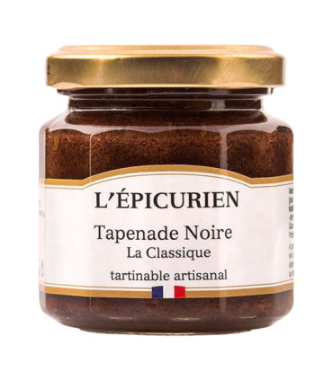 Pot de tapenade noire L’Épicurien.