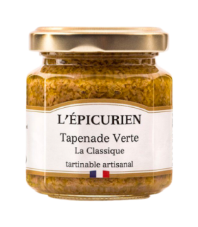Pot de tapenade verte L’Épicurien.