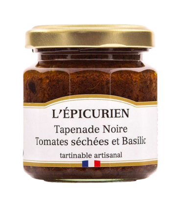 Pot de tapenade Tomate séchée Basilic L’Épicurien.