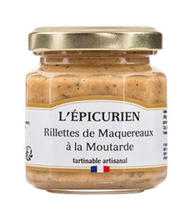 Pot de rillettes de maquereau L’Épicurien.