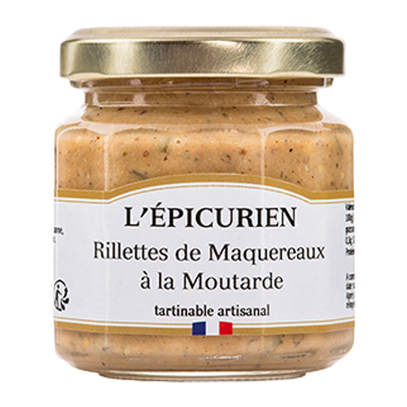Pot de rillettes de maquereau L’Épicurien.