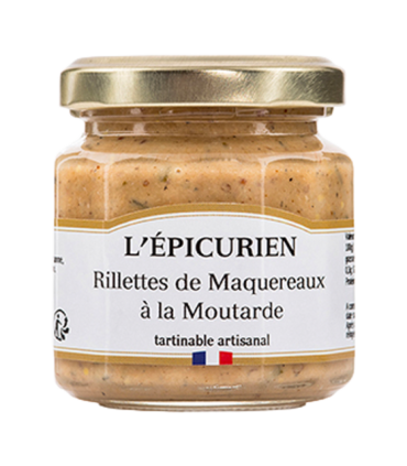 Pot de rillettes de maquereau L’Épicurien.