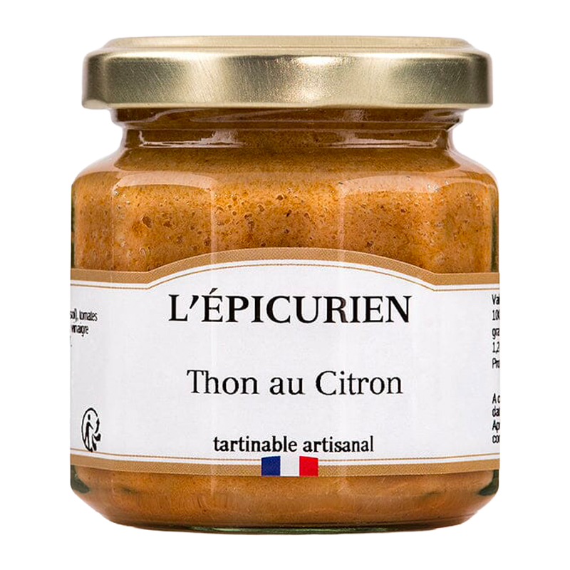 Pot de thon au citron L’Épicurien.