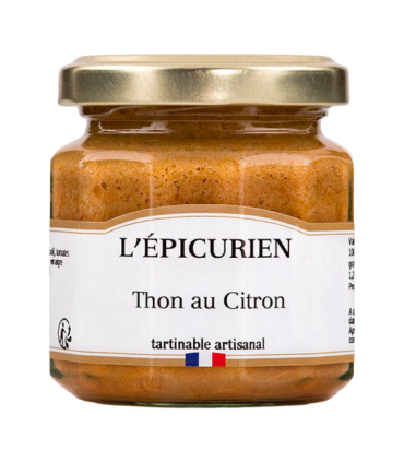 Pot de thon au citron L’Épicurien.