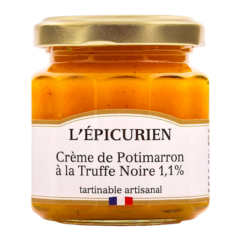 Pot de crème de potimarron à la truffe noire L’Épicurien.