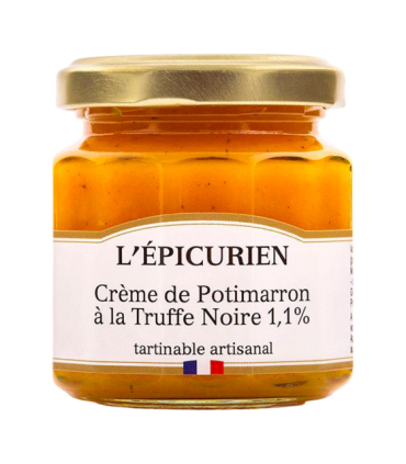 Pot de crème de potimarron à la truffe noire L’Épicurien.