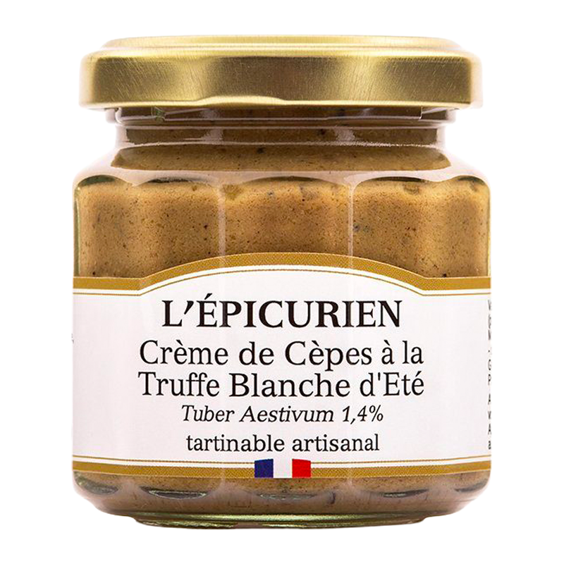 Pot de crème de cèpes à la truffe blanche L’Épicurien.