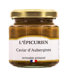 Pot de caviar d’aubergine L’Épicurien.