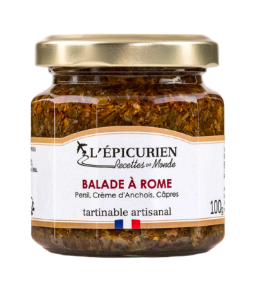 Pot de tartinable Balade à Rome L’Épicurien.
