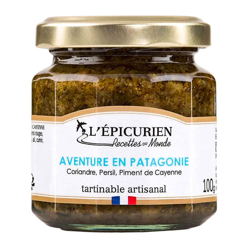 Pot de tartinable Aventure en Patagonie L’Épicurien.