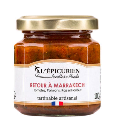 Pot de tartinable Retour à Marrakech L’Épicurien.