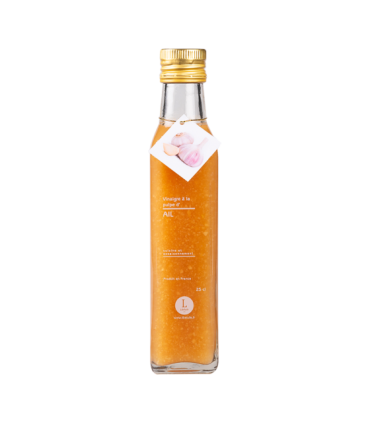 Bouteille de vinaigre Ail Moulins de Bresse.
