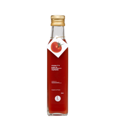 Bouteille de vinaigre Tomate Moulins de Bresse.