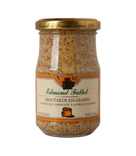 Pot de moutarde en grains Edmond Fallot.