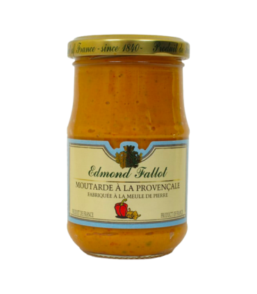 Pot de moutarde provençale Edmond Fallot.