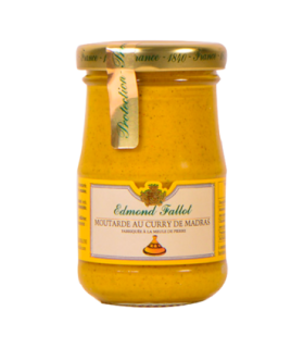 Pot de moutarde au curry de Madras Edmond Fallot.