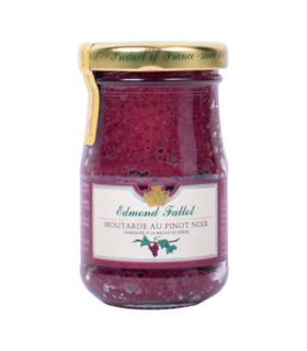 Pot de moutarde au pinot noir Edmond Fallot.