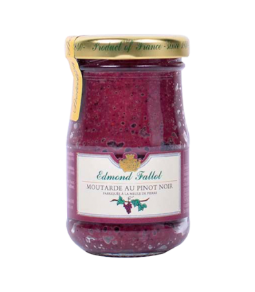 Pot de moutarde au pinot noir Edmond Fallot.