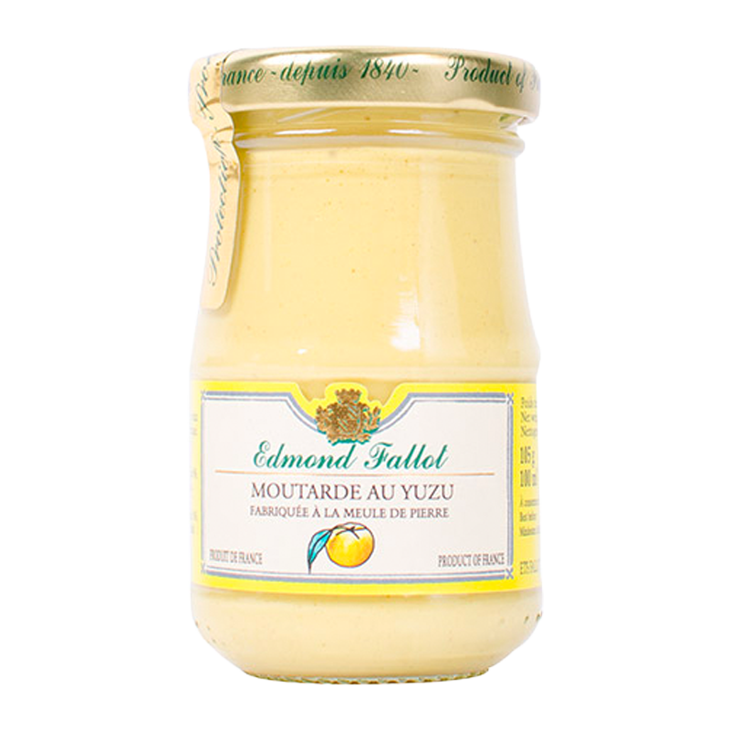 Pot de moutarde au yuzu Edmond Fallot.