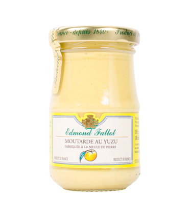 Pot de moutarde au yuzu Edmond Fallot.