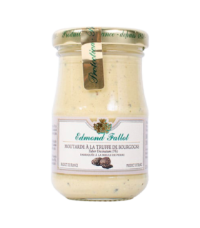 Pot de moutarde à la truffe Edmond Fallot.