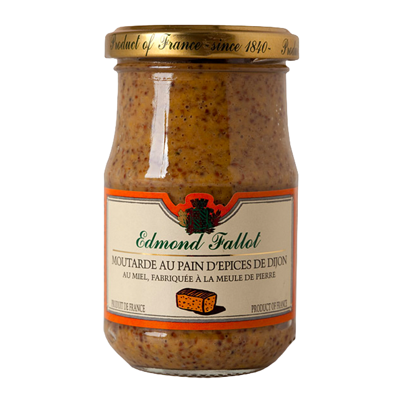 Pot de moutarde au pain d’épices Edmond Fallot.