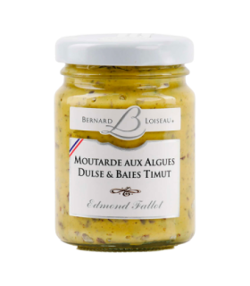 Pot de moutarde Algues Timut Edmond Fallot.