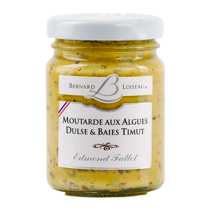 Pot de moutarde Algues Timut Edmond Fallot.