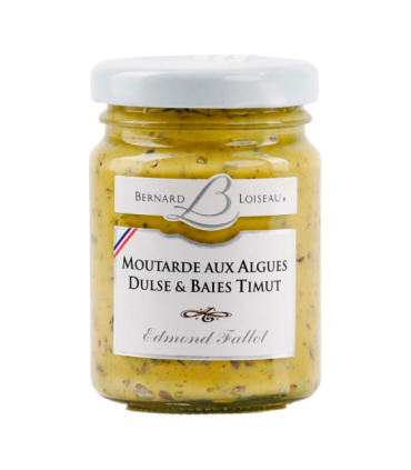 Pot de moutarde Algues Timut Edmond Fallot.