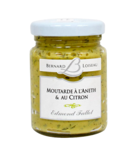 Pot de moutarde Aneth Citron Edmond Fallot.
