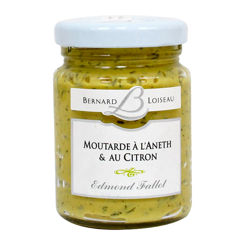Pot de moutarde Aneth Citron Edmond Fallot.