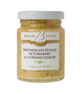 Pot de moutarde Coriandre Orange confite Edmond Fallot.