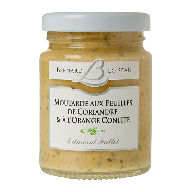 Pot de moutarde Coriandre Orange confite Edmond Fallot.