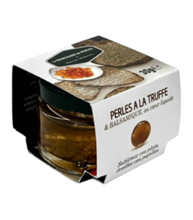 Pot de Perles de Saveurs Truffe Saveurs Modernes, avec son étui.