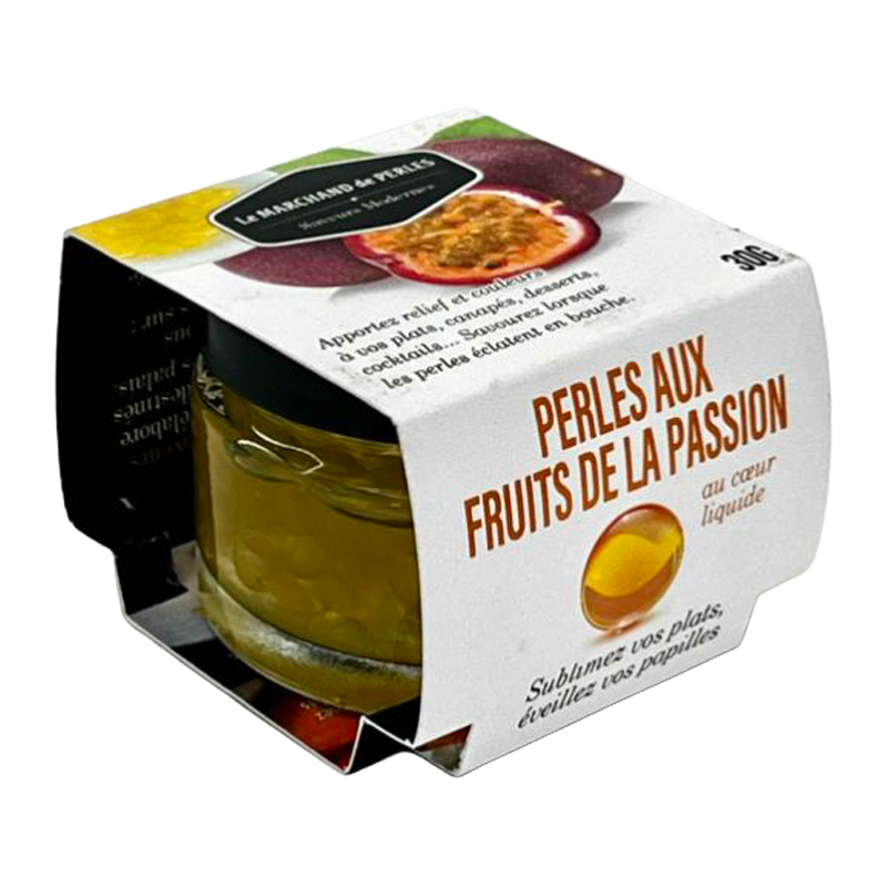 Pot de Perles de Saveurs Passion Saveurs Modernes, avec son étui.