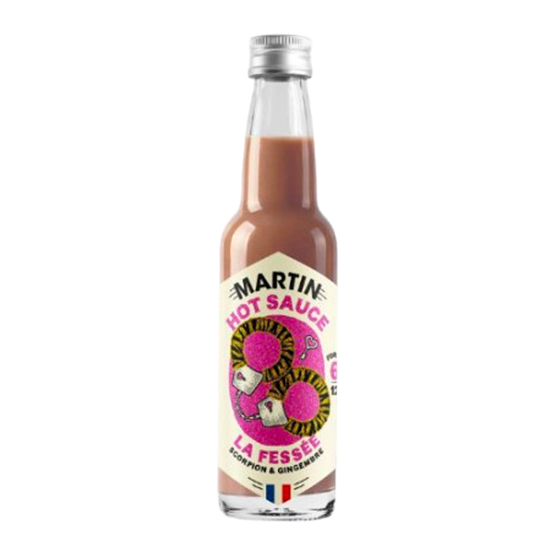 Bouteille de sauce La Fessée Maison Martin.