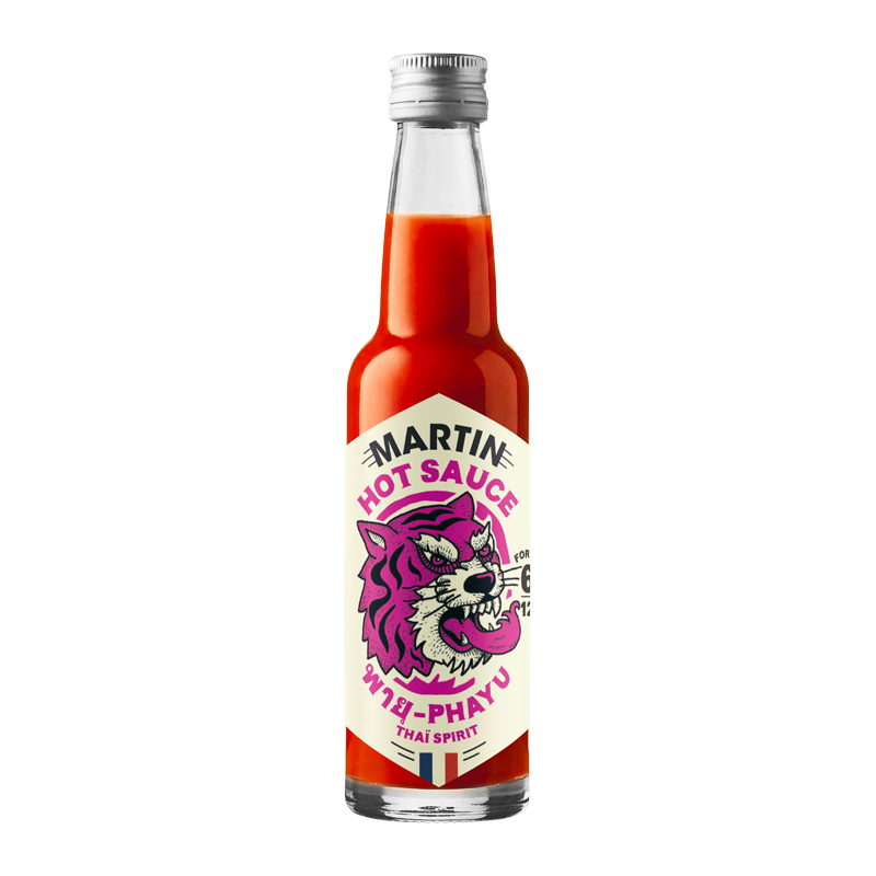 Bouteille de sauce Phayu Maison Martin.