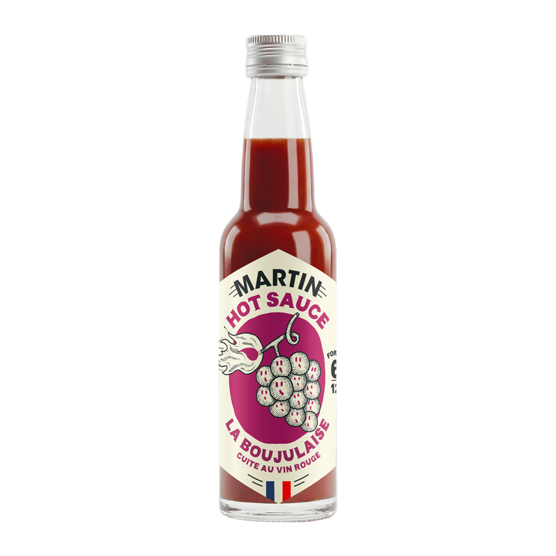 Bouteille de sauce La Boujulaise Maison Martin.