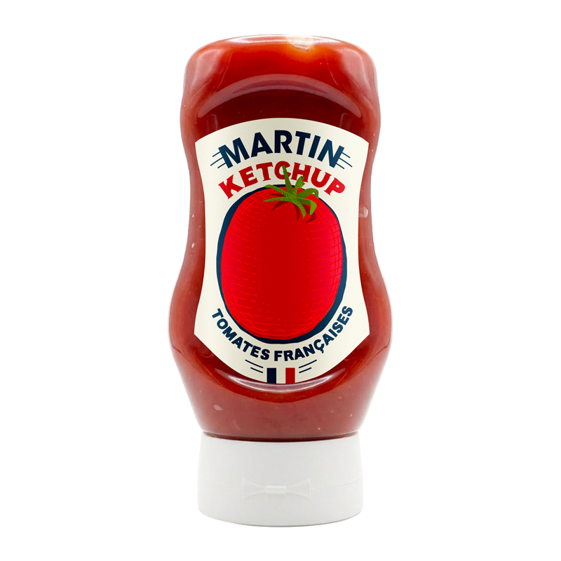 Bouteille de ketchup Maison Martin.