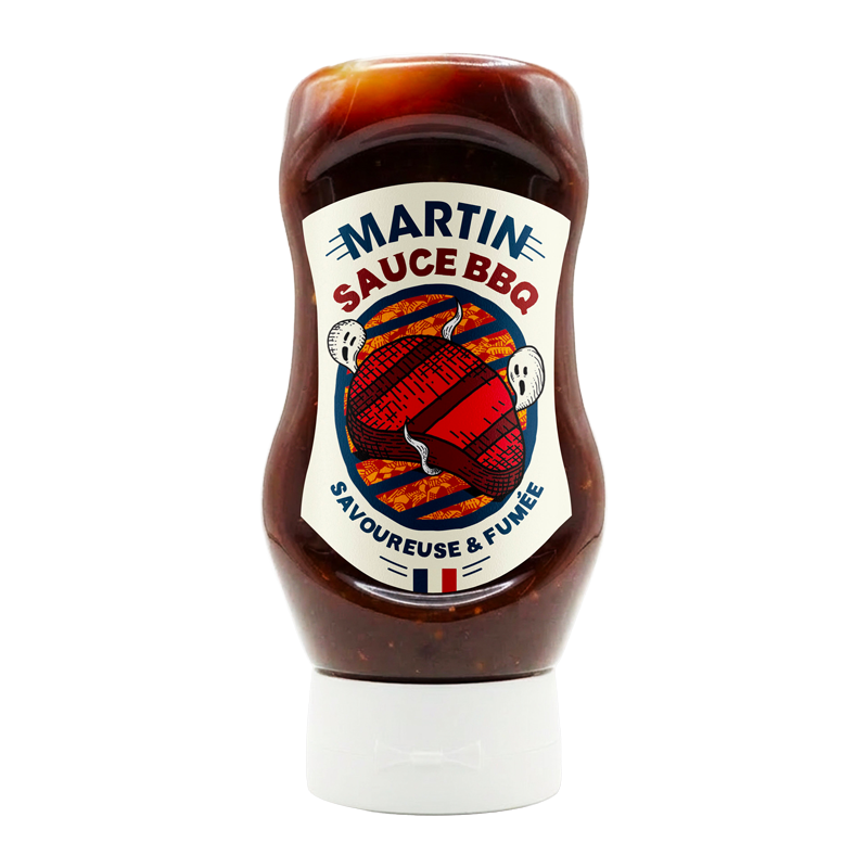 Bouteille de sauce Barbecue Maison Martin.