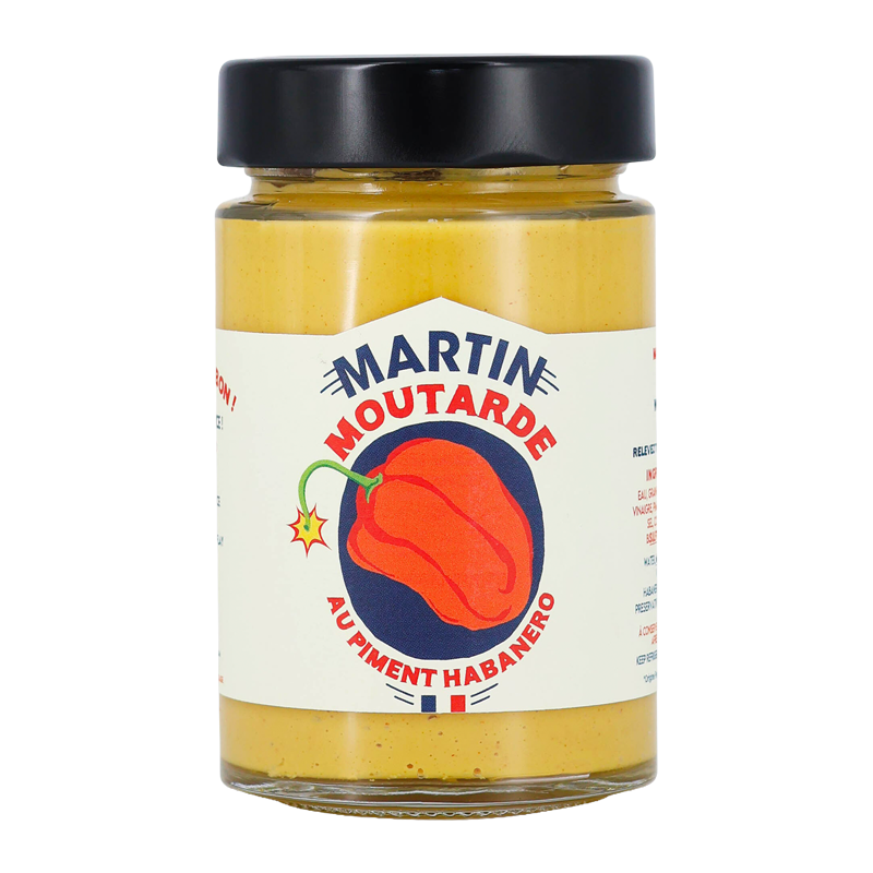 Pot de moutarde Habanero Maison Martin.