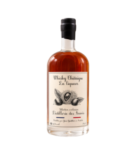 Bouteille de Whisky Châtaigne de la Distillerie des Aravis.