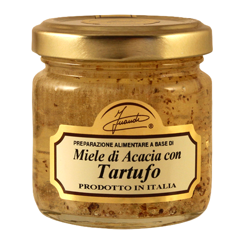 Pot de miel à la truffe Inaudi.