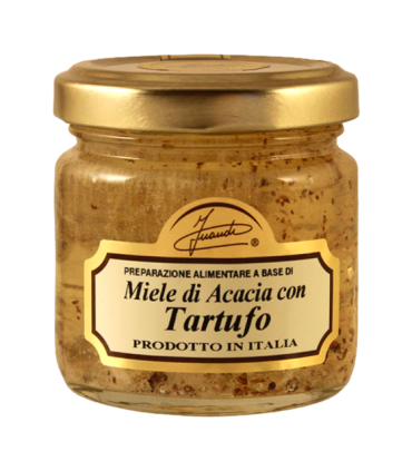 Pot de miel à la truffe Inaudi.