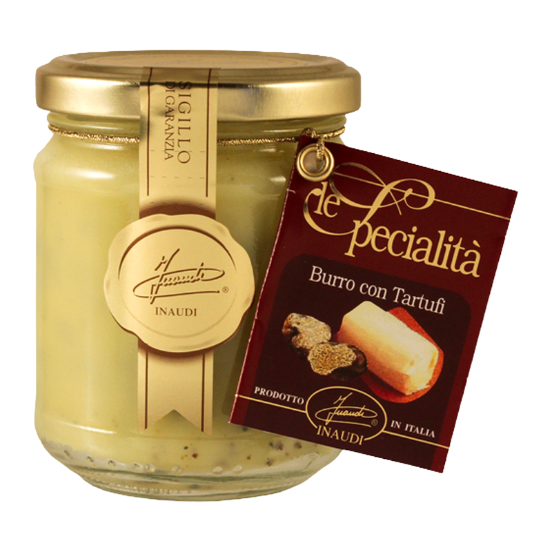 Pot de beurre à la truffe Inaudi.